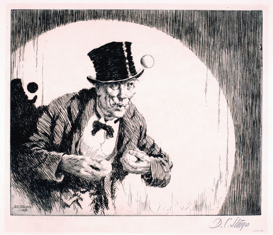 The Juggler by Dwight C. Sturges, 1934 — digital art print download