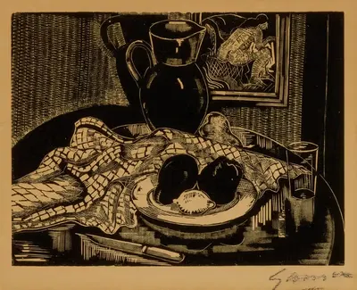Без названия (Натюрморт) by Эмиль Гансо — digital art print download