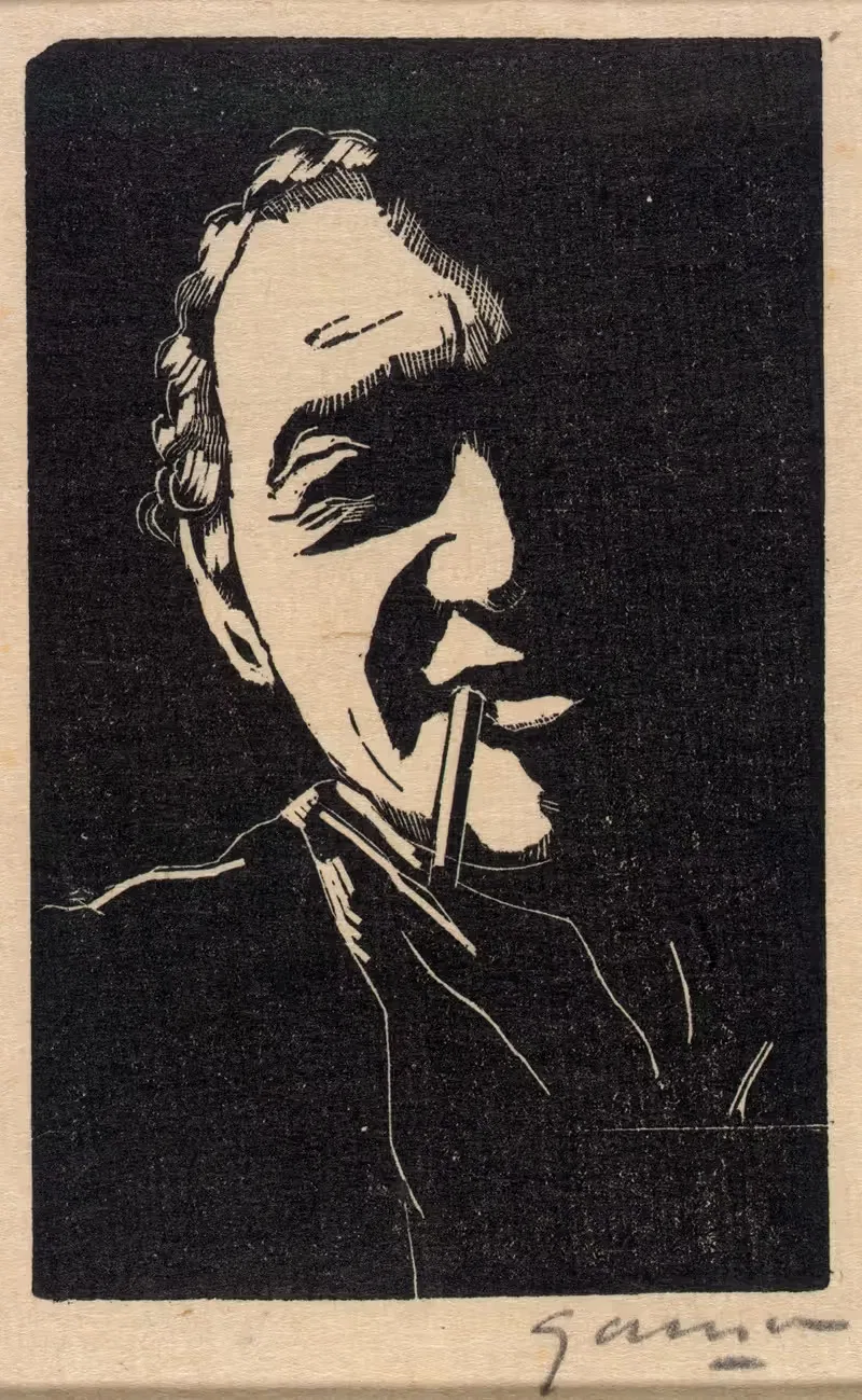 Portrait of Pascin — Emil Ganso