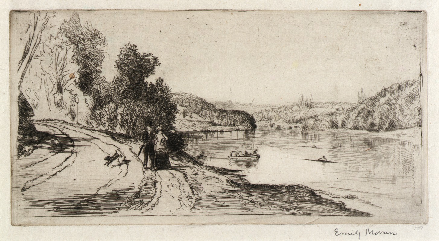 Belmont on the Schuylkill by Emily Kelley Moran — digital art print download