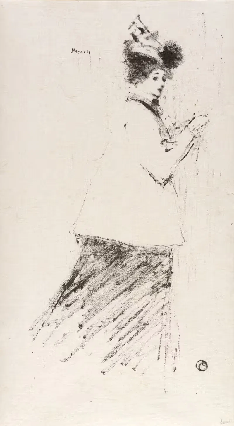 Молодая женщина by Эрнест Хаскелл, 1898 — digital art print download