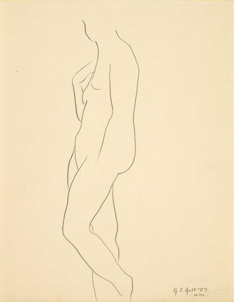 Standing female figure by Джордж Копленд Олт, 1923 — digital art print download
