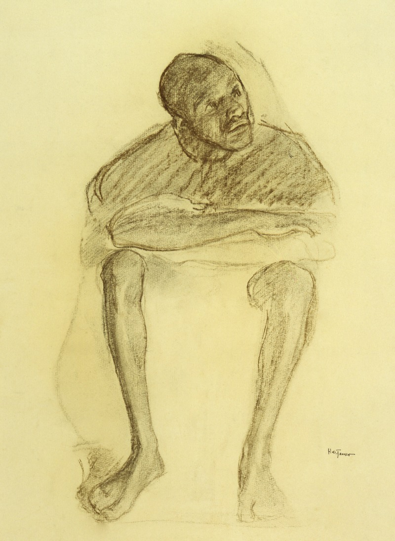 Man Sitting in a Chair by Генри Оссава Таннер, 1889 — digital art print download