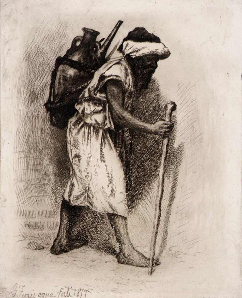 Water Carrier by Жан Леон Жером Феррис, 1877 — digital art print download
