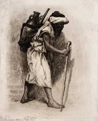 Water Carrier by Жан Леон Жером Феррис, 1877 — digital art print download