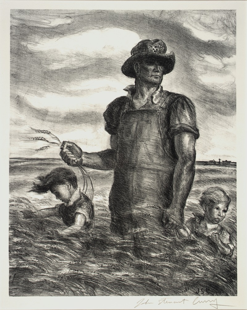 Our Good Earth by John Steuart Curry, 1942 — digital art print download