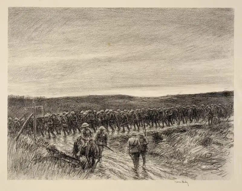 Infantry, Chateau Thierry by Kerr Eby — digital art print download