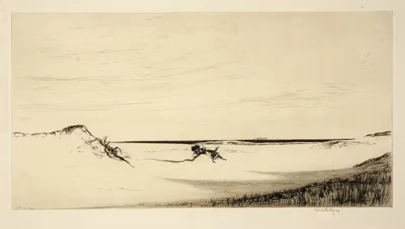 Sand and Sea, Cape Cod by Kerr Eby, 1921 — digital art print download