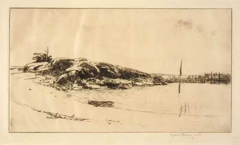 The Fish Weir, Maine Coast — Kerr Eby