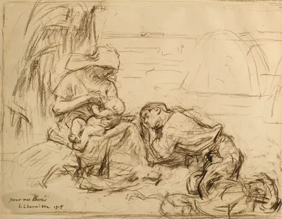 Harvest Rest by Léon Augustin Lhermitte, 1915 — digital art print download