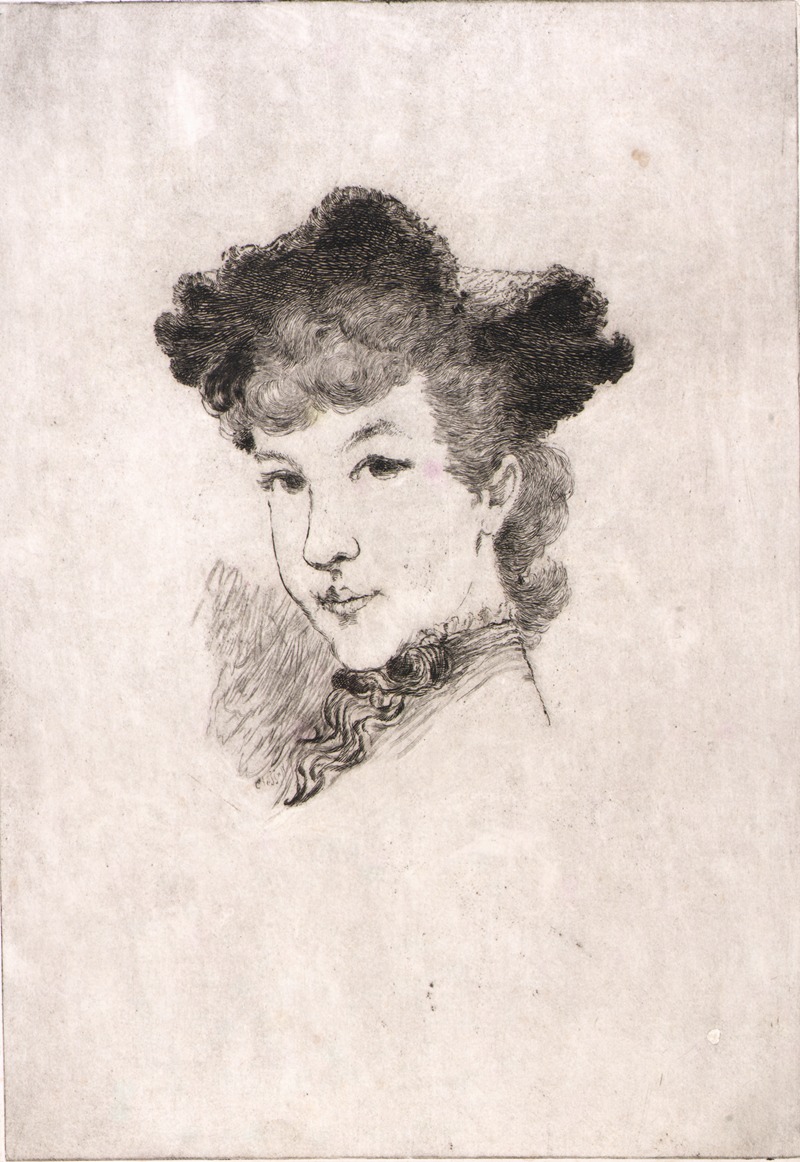 Woman's Head by William Baxter Closson — digital art print download
