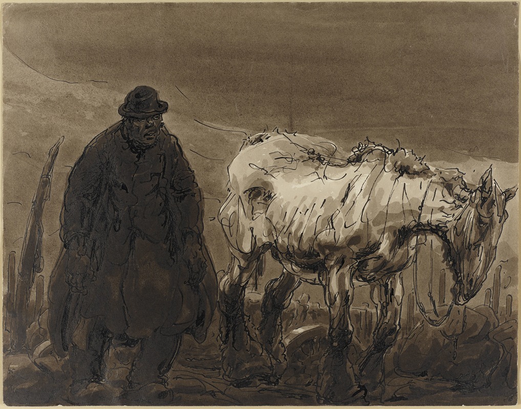 De bruut ('De volbrachte taak') by Альфред Ост, 1922 — digital art print download