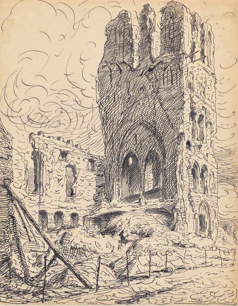 Ypres Remember by Альфред Ост, 1919 — digital art print download