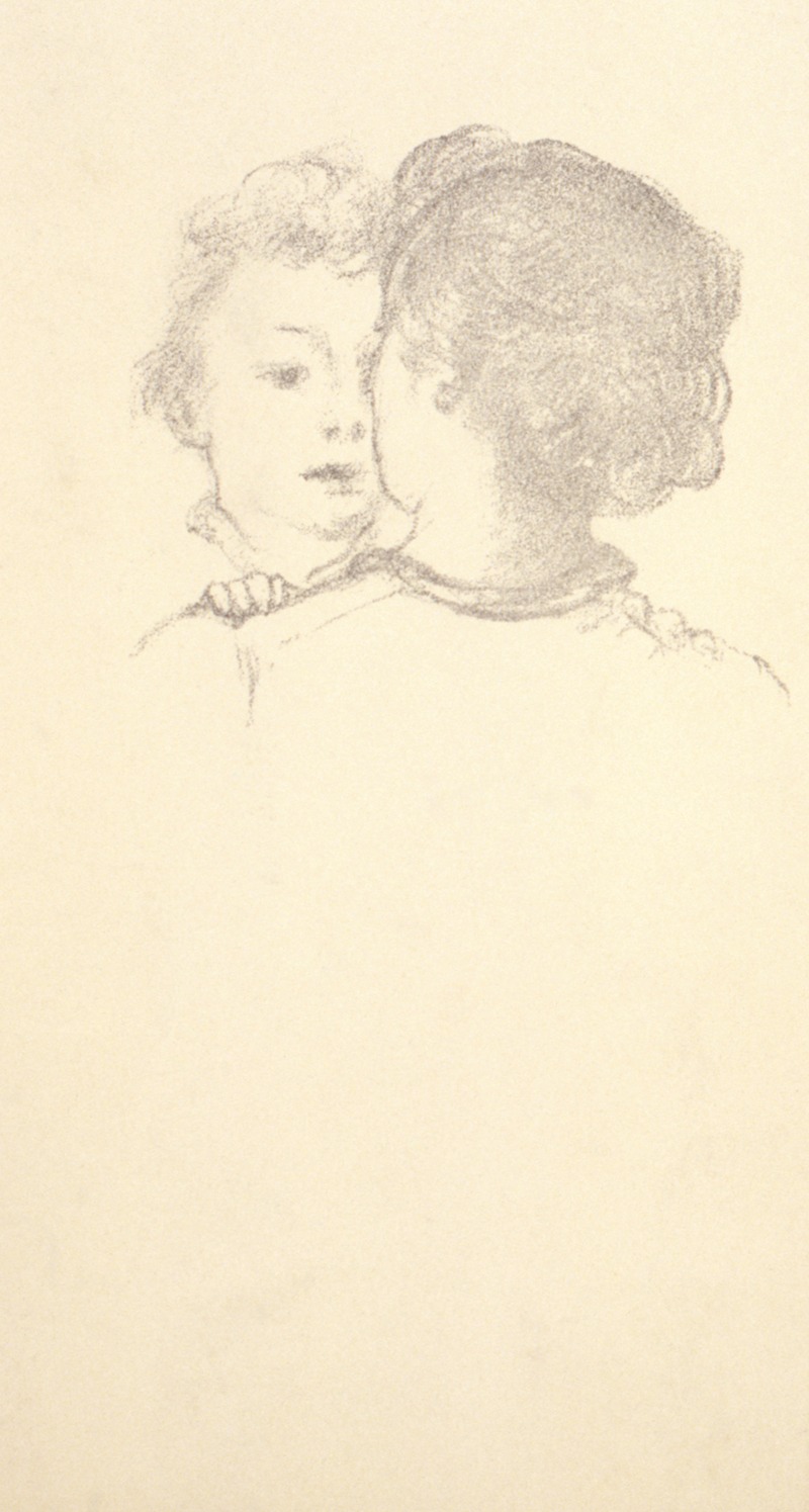 Rab (facing a woman) by Артур Боун Дэвис, 1896 — digital art print download