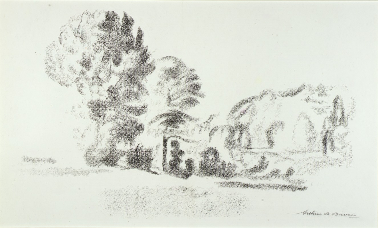 Shore of Rockland Lake — Arthur Bowen Davies