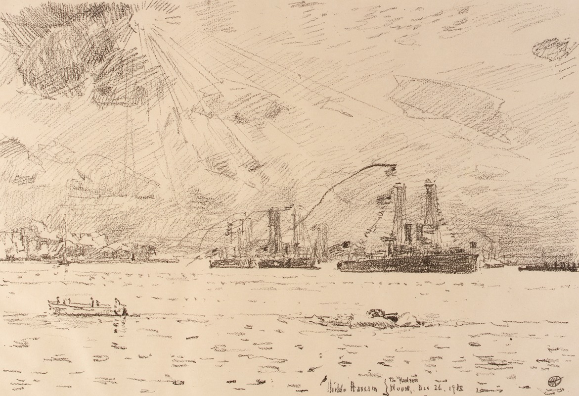 Return of the Fleet by Чайлд Хассам, 1918 — digital art print download