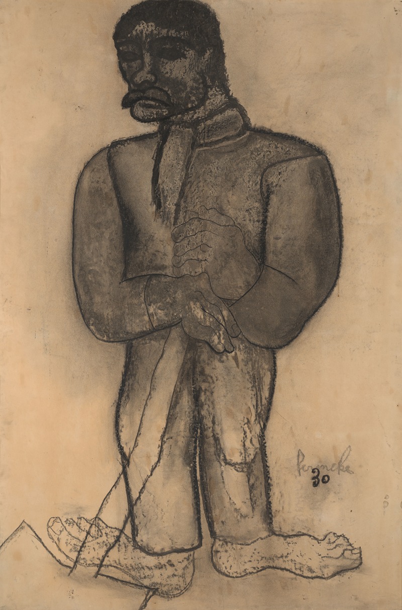 Boer met schop by Констант Пермеки, 1930 — digital art print download