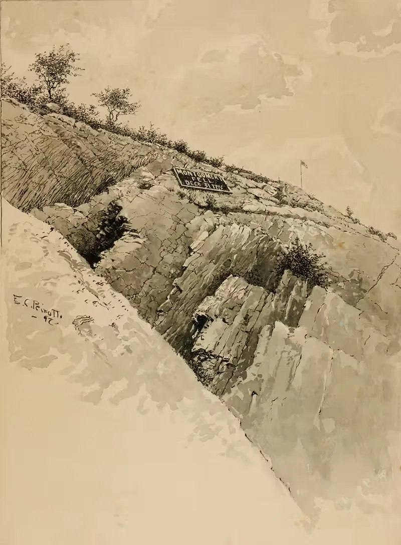 Могила Монтгомери by Эрнест Пейзотто, 1897 — digital art print download