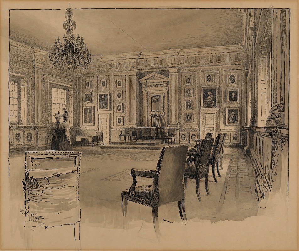 Philadelphia, Pennsylvania by Эрнест Пейзотто, 1892 — digital art print download