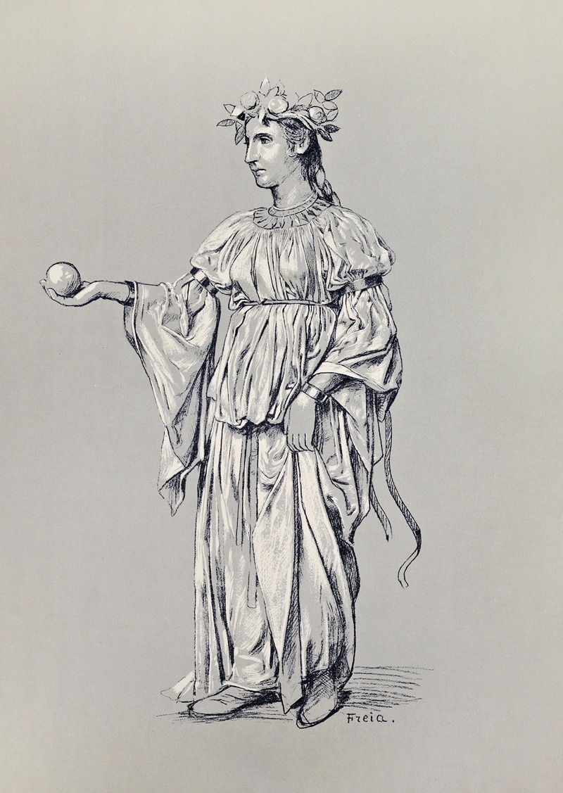 Freia by Ханс Тома, 1897 — digital art print download