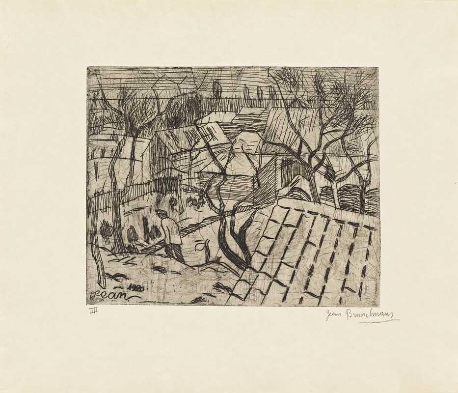 Hiver en Brabant by Jean Brusselmans, 1920 — digital art print download