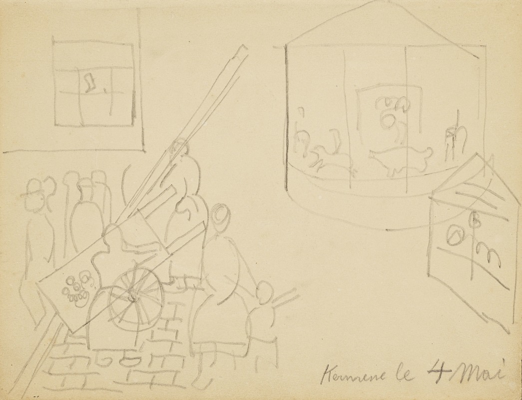 Kermesse by Жан Бруссельманс, 1930 — digital art print download