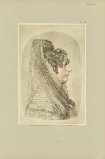 Handzeichnungen von Gottfried Schadow Pl.34 by Иоганн Готфрид Шадов, 1886 — digital art print download