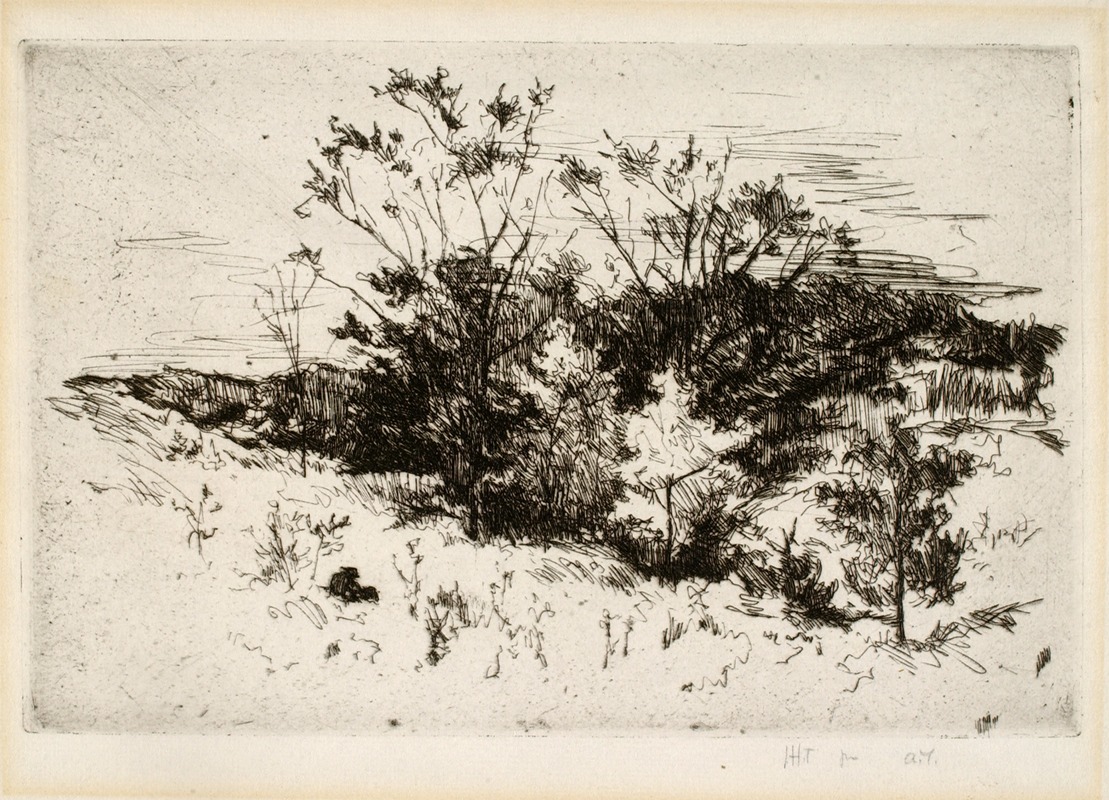 Landscape near Cincinnati by Джон Генри Твактман — digital art print download