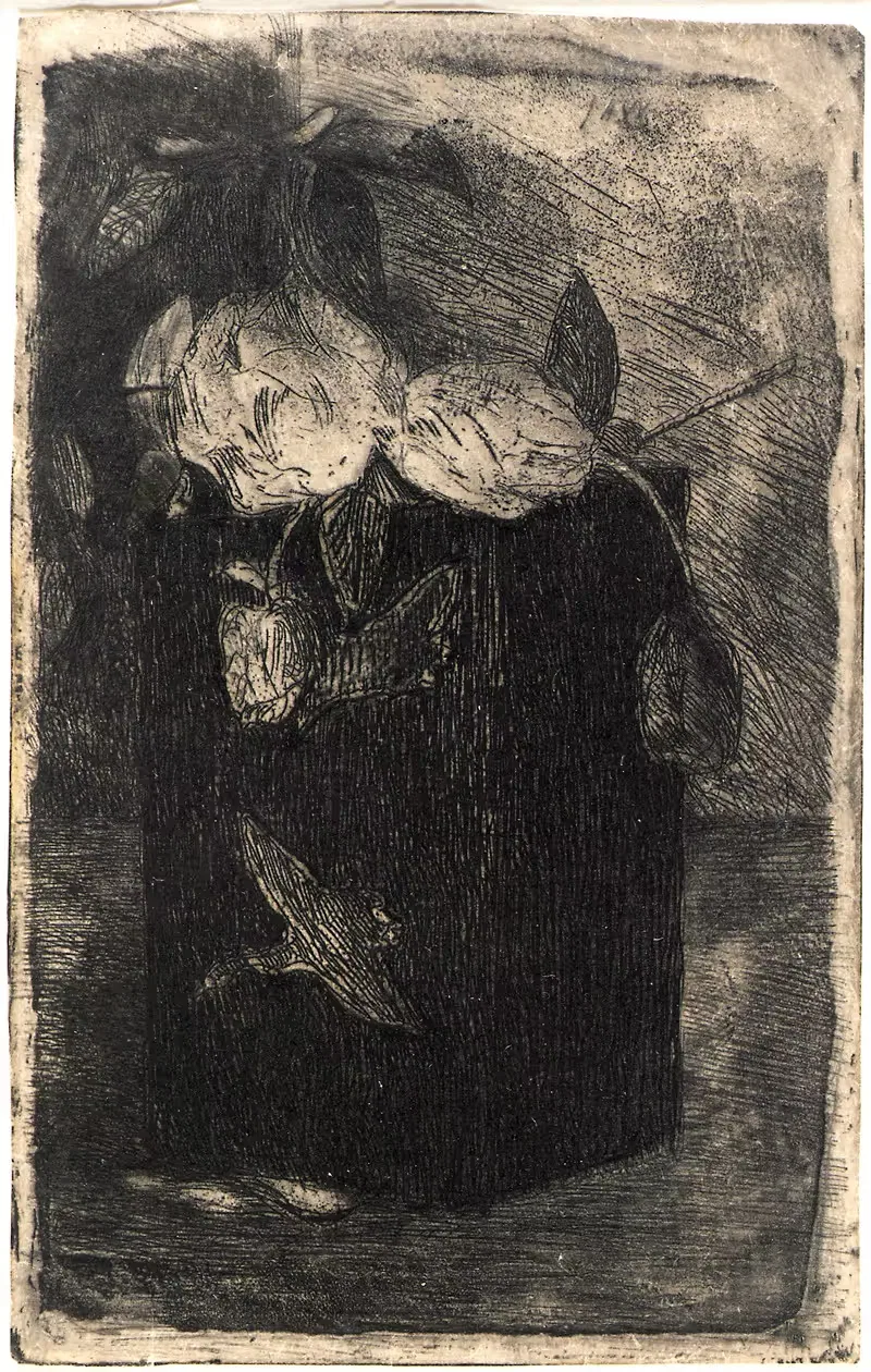 Flowers in a Japanese Jar — Julian Alden Weir