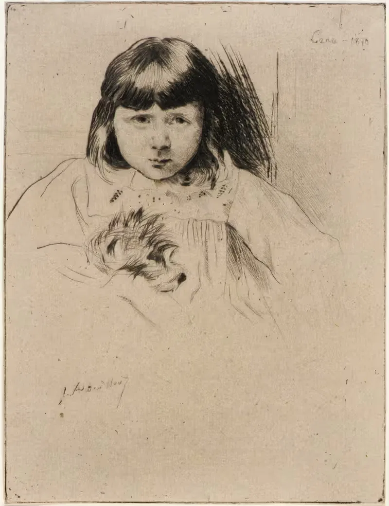 Gyp and the Gipsy — Julian Alden Weir