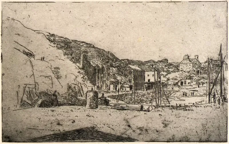 Порт — Остров Мэн by Джулиан Олден Уир, 1889 — digital art print download