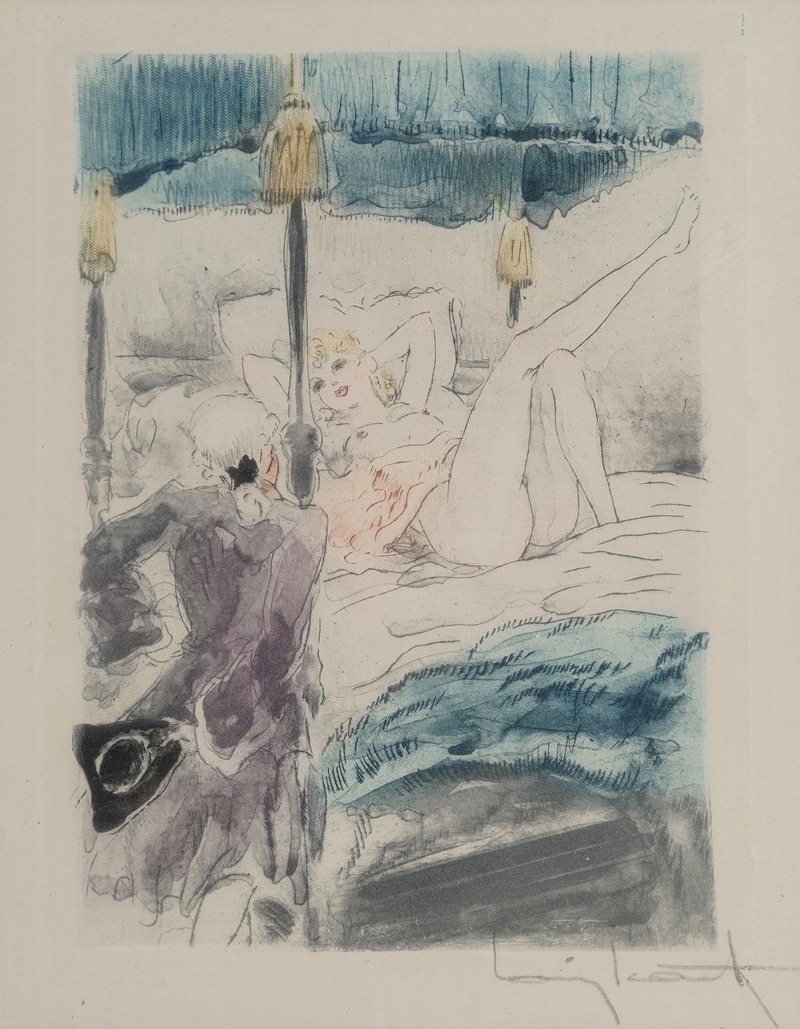 Le Nuit et le Moment Pl.2 by Луи Икарт, 1946 — digital art print download