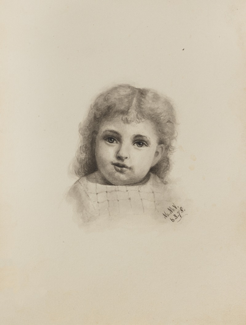 Head of a Child — Mary Vaux Walcott
