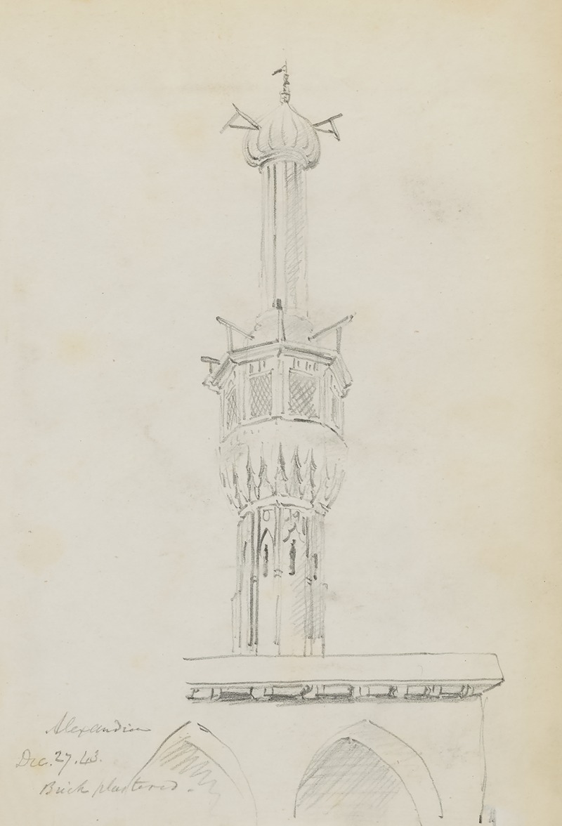 Alexandria, Egypt by Майнер Килборн Келлог, 1843 — digital art print download