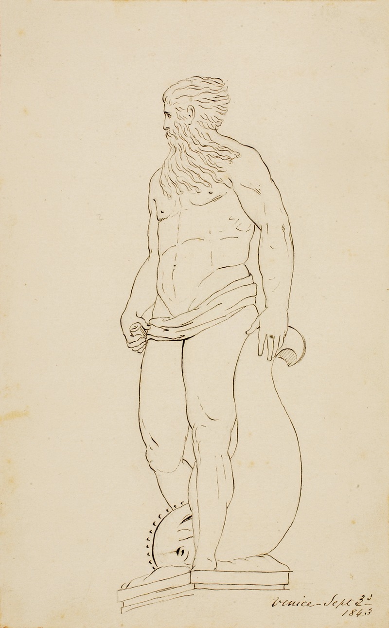 Statue of Neptune, Venice — Miner Kilbourne Kellogg