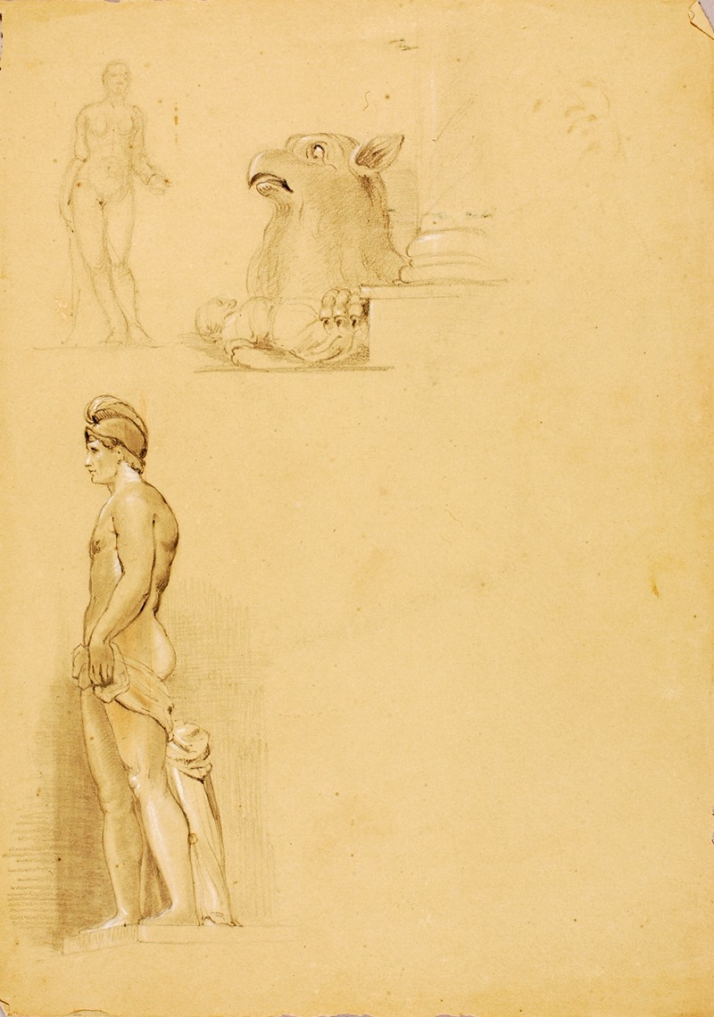 Studies of Sculante by Майнер Килборн Келлог — digital art print download