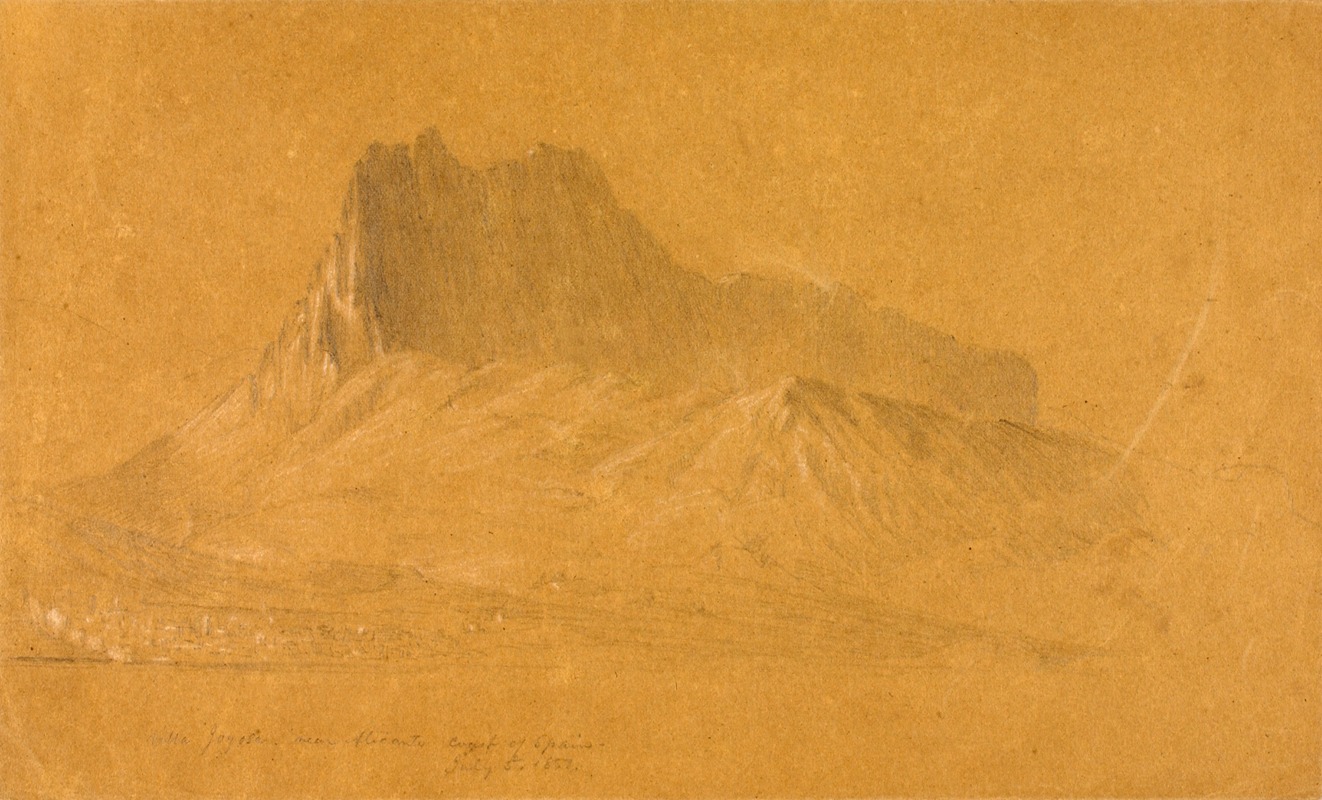 Villajoyosa, Spain by Майнер Килборн Келлог, 1857 — digital art print download