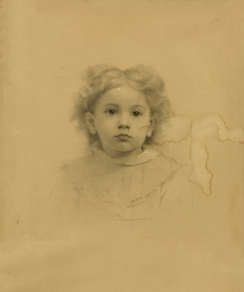 Portrait of Ethel D. Puffer — Thomas Wilmer Dewing