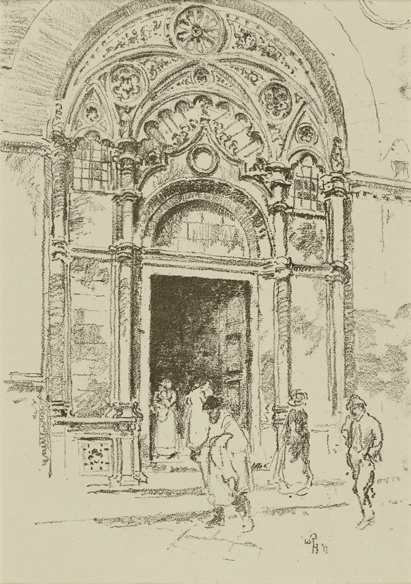 Door at San Michele by Уильям Пенхэллоу Хендерсон — digital art print download