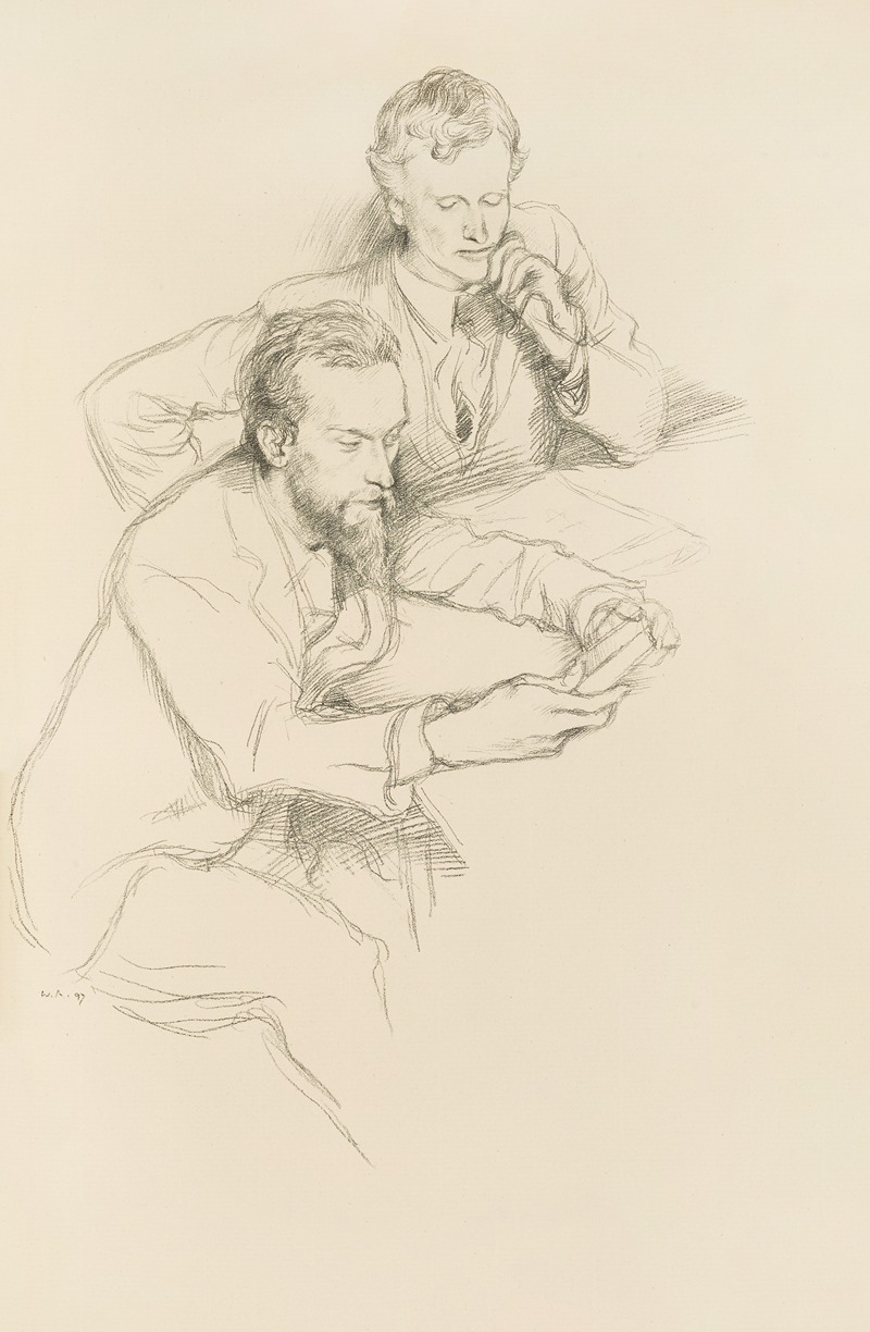 Mr. C. Ricketts and Mr. C. H. Shannon — William Rothenstein