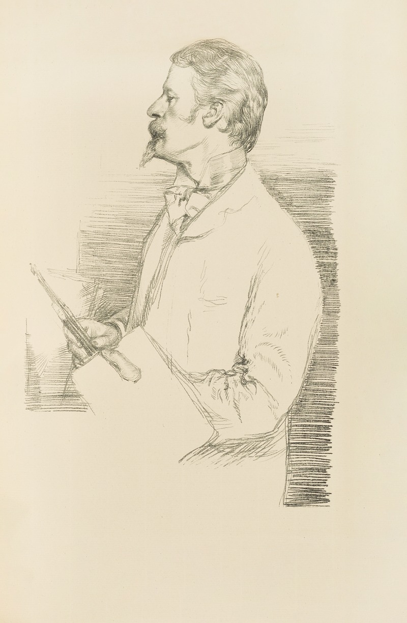 Mr. Walter Crane by William Rothenstein, 1898 — digital art print download