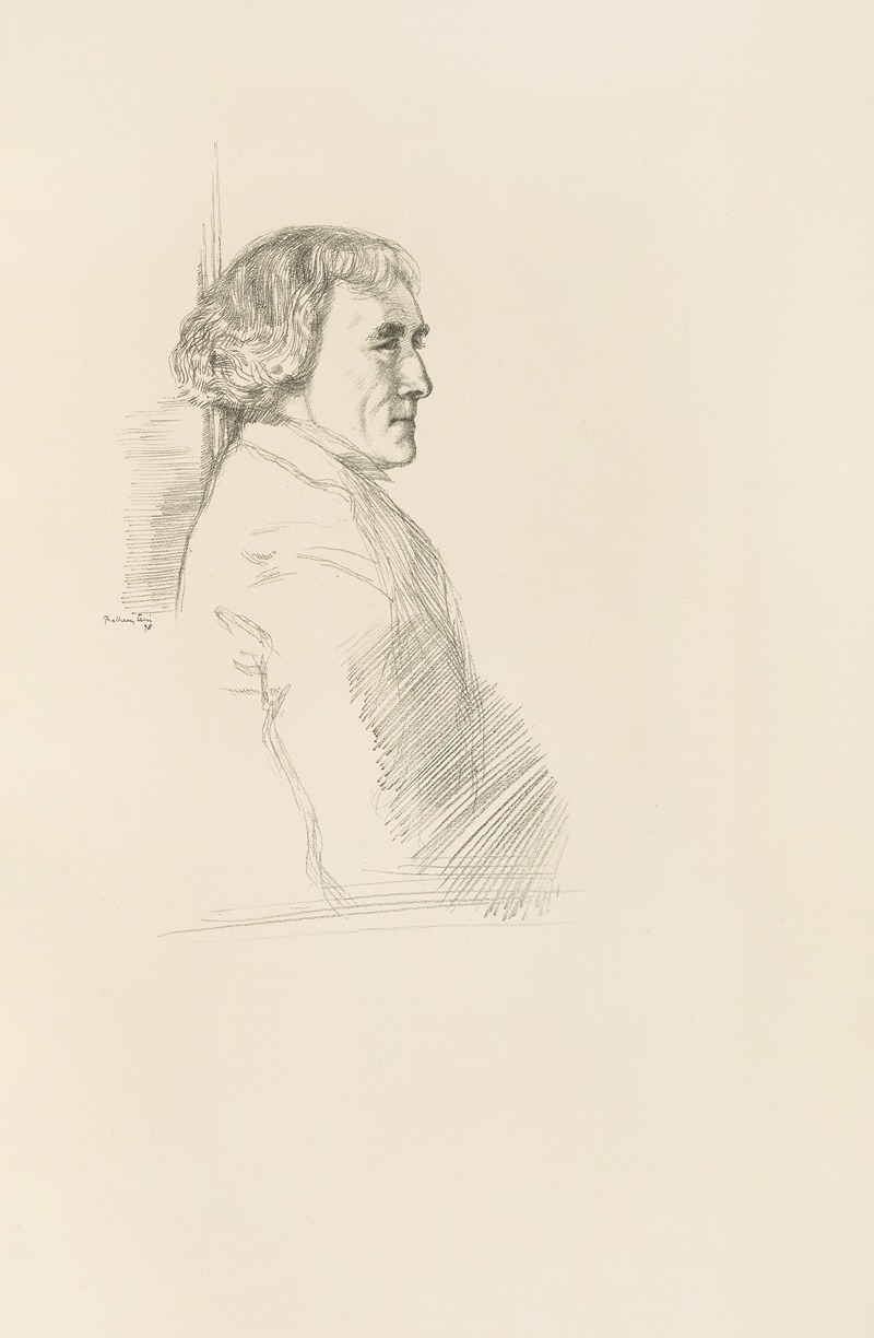 Sir Henry Irving by Уильям Ротенштейн, 1898 — digital art print download