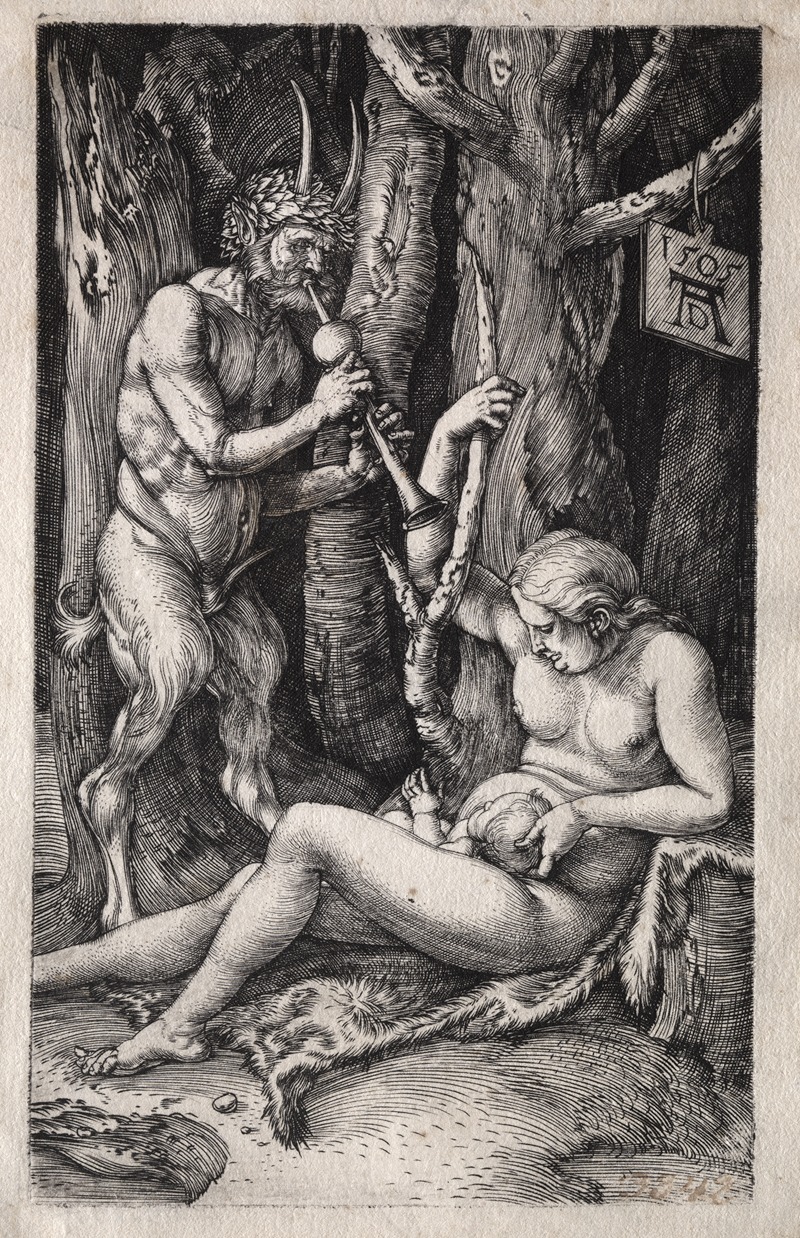 The Satyr Family by Альбрехт Дюрер, 1505 — digital art print download