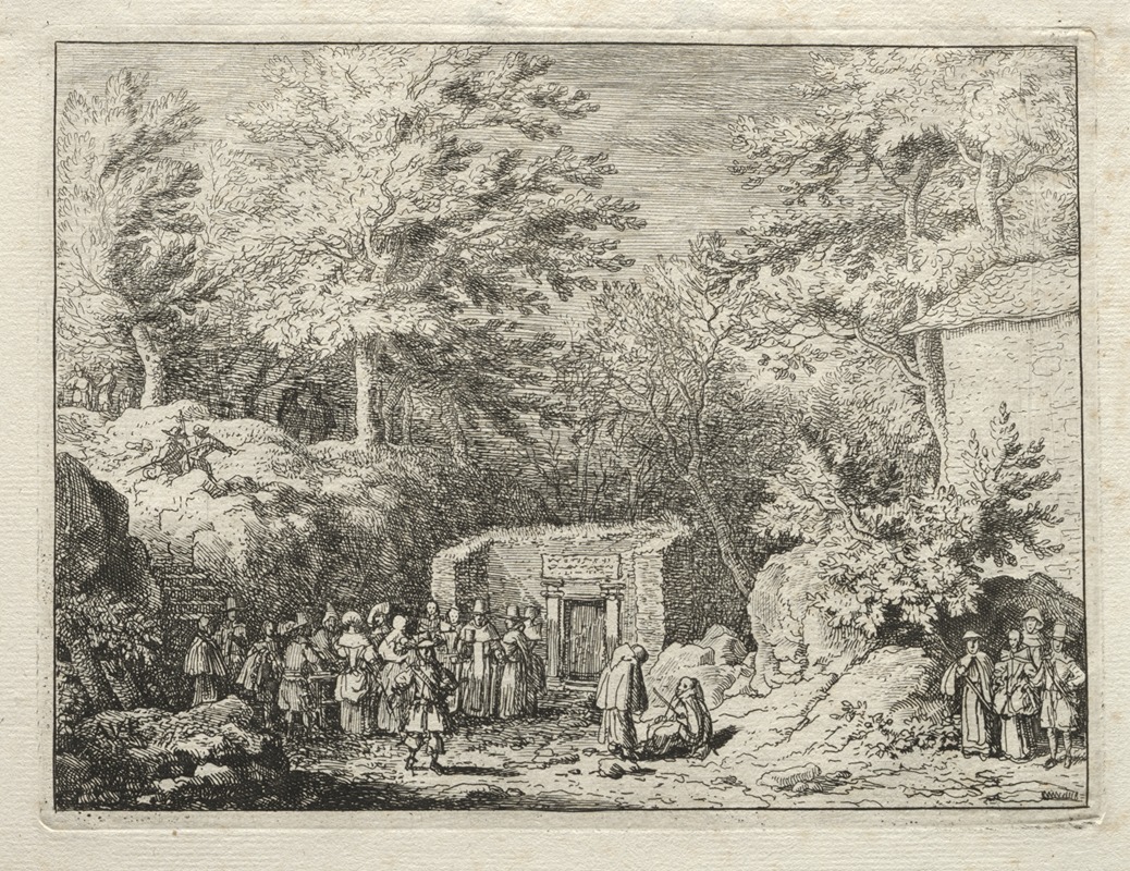 The Fourth Spring, The Spring at Sauvenière by Аллаерт ван Эвердинген, c. 1650 — digital art print download