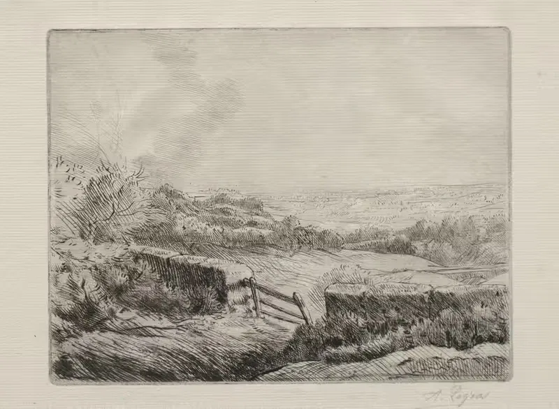 Entrance to the Field — Alphonse Legros