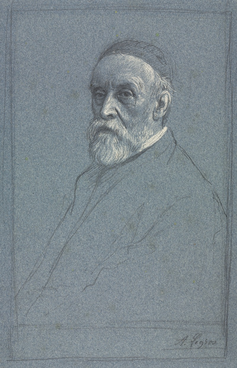 George Frederic Watts, R.A. by Alphonse Legros — digital art print download