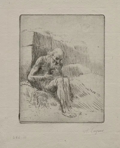 Job by Alphonse Legros — digital art print download