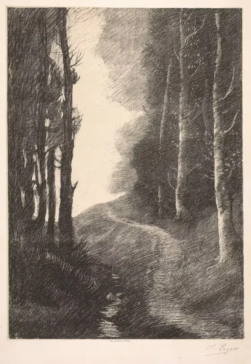Пейзаж у Булео by Альфонс Легро — digital art print download