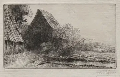 Le Maison du charron by Alphonse Legros — digital art print download