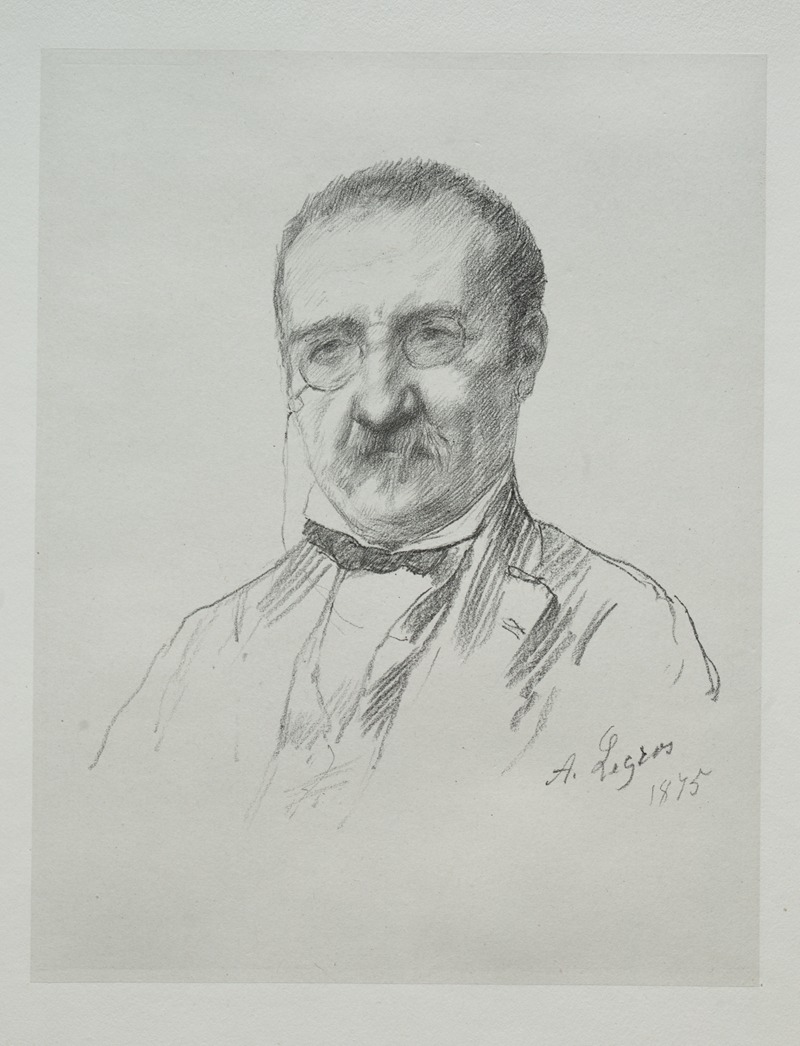Mr. Champfleury by Альфонс Легро, 1875 — digital art print download
